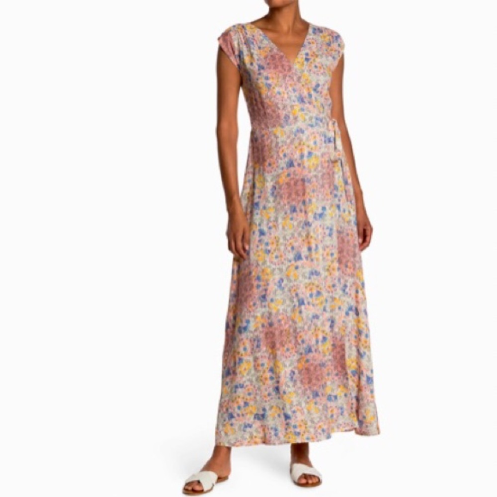 NWT-RAGA CALAFIA WRAP MAXI DRESS - Picture 7 of 11